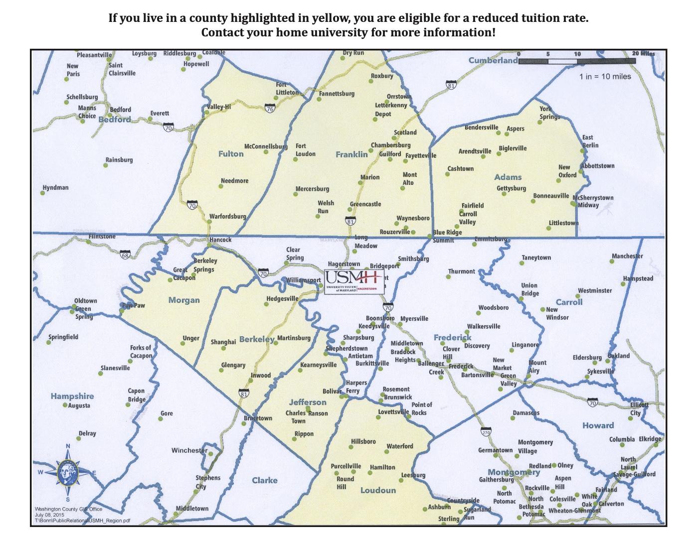 regional map