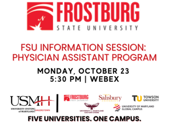 FSU PA Program information session, Monday October 23rd at 5:30 pm