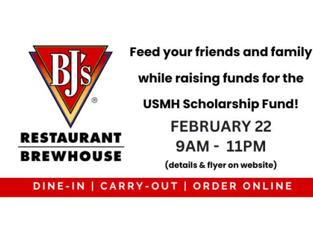 BJs Restaurant Scholarship Fundraiser February 22nd 11 am - 9 pm